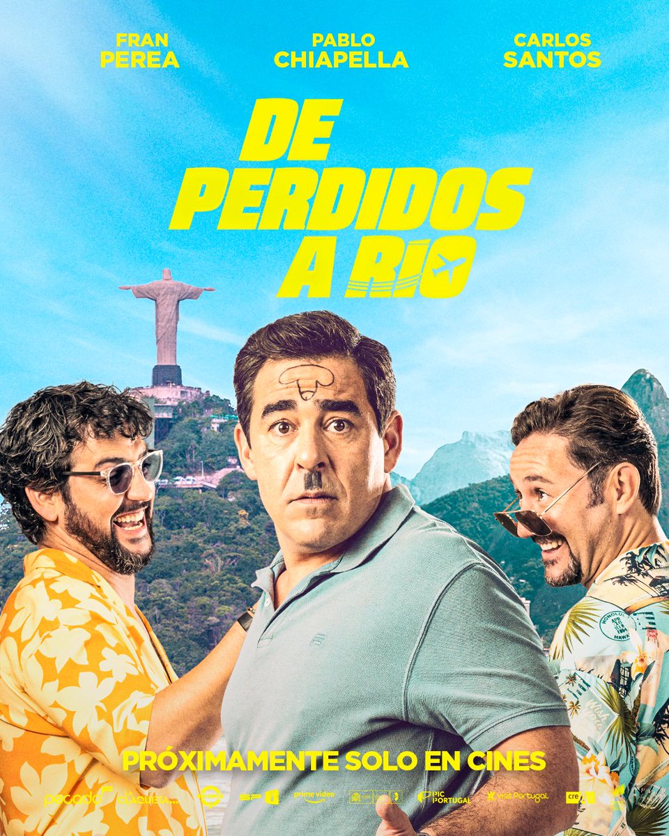 sonypictures_es's tweet photo. #DePerdidosARío, la comedia más gamberra del verano. Protagonizada por Pablo Chiapella, Esther Acebo, Fran Perea y Carlos Santos. Exclusivamente en cines 4 de agosto. https://t.co/LXbcqBzXZ8