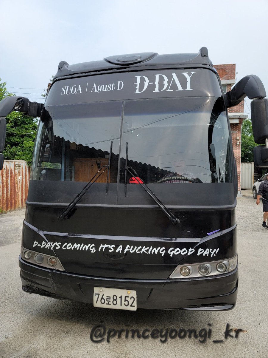 omg k-armys prepared a suga | agust d d-day bus for the upcoming concert in seoul!!