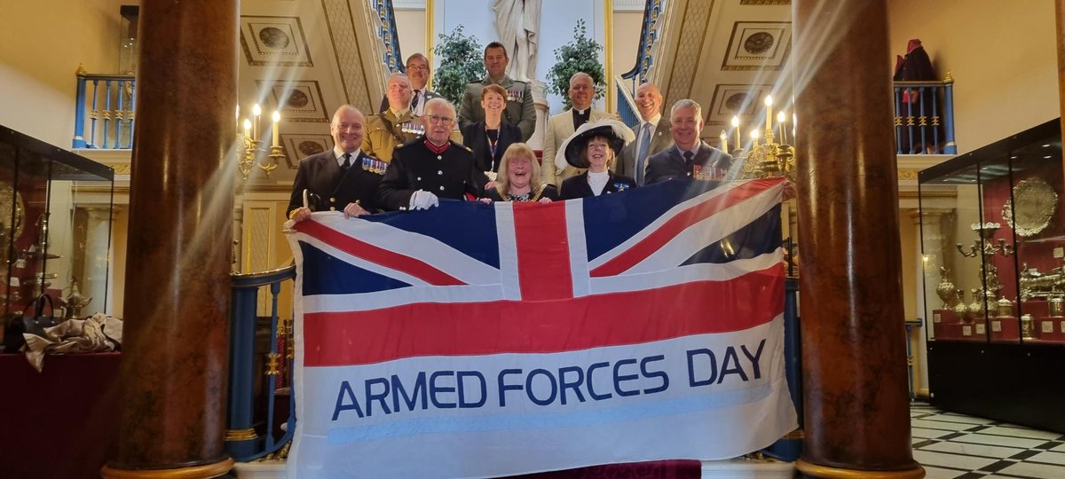 Launching #ArmedForcesDay @TownHallLpool. On Saturday there will be a service at St Nick's followed by a march to the Royal Albert Dock.