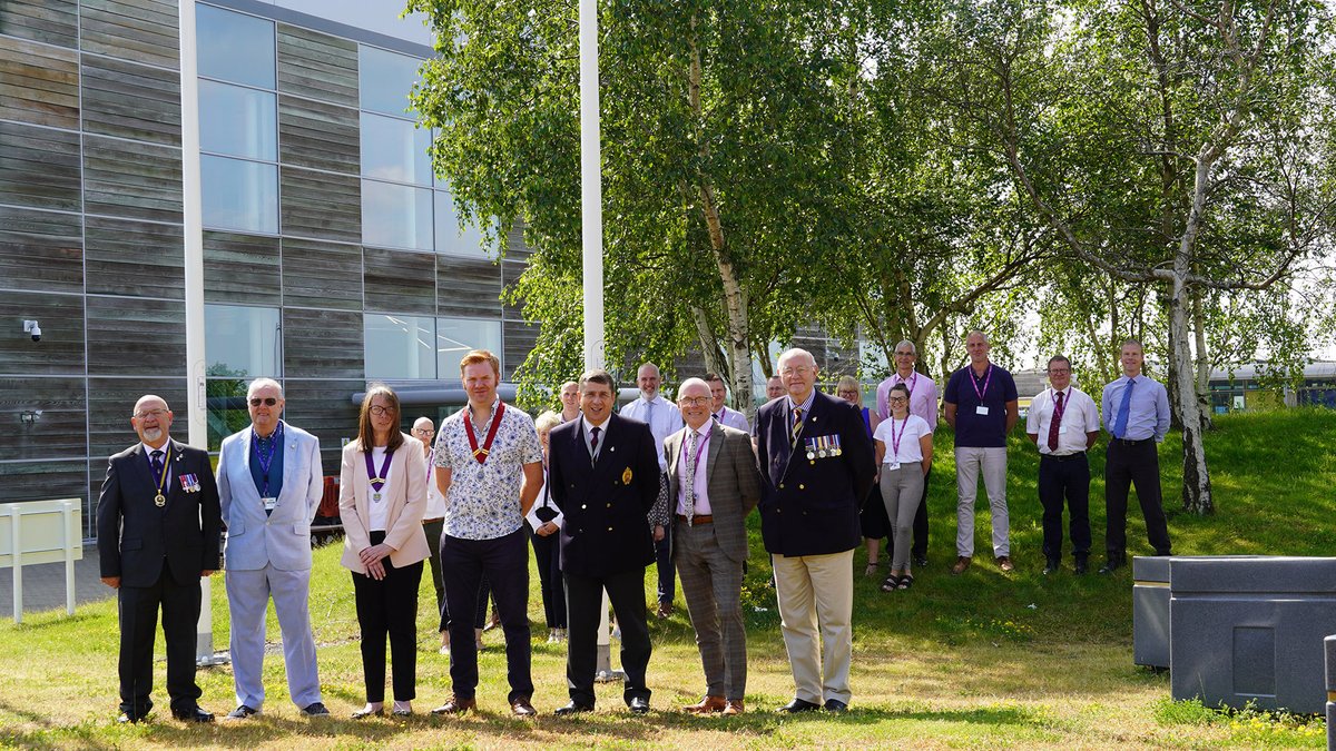 Today marks the start of #ArmedForcesWeek! We look forward to celebrating the men and women who make up the Armed Forces community.  Our Broadland and South Norfolk Councillors and staff raised the flag here at the Horizon Centre. #SaluteOurForces <a href="/EAEmployers/">EAEmployers</a>