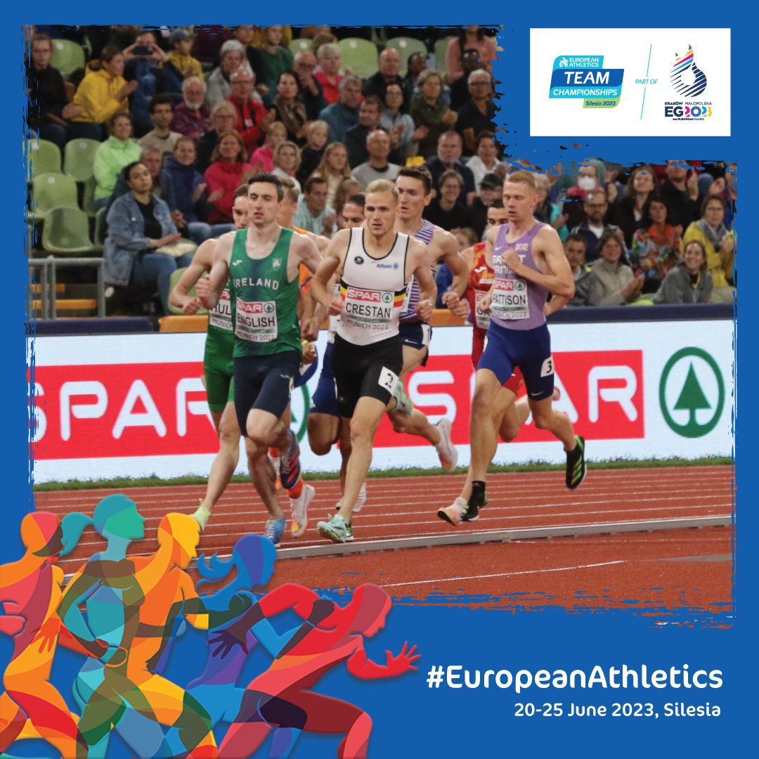 The European Athletics Team Championships kick off in Silesia, Poland tomorrow! At SPAR we're proud to be principal sponsor of this fantastic event and can't wait to see team Ireland in action! ☘️🇮🇪 #Silesia2023 #EuropeanAthletics @TeamIreland @irishathletics