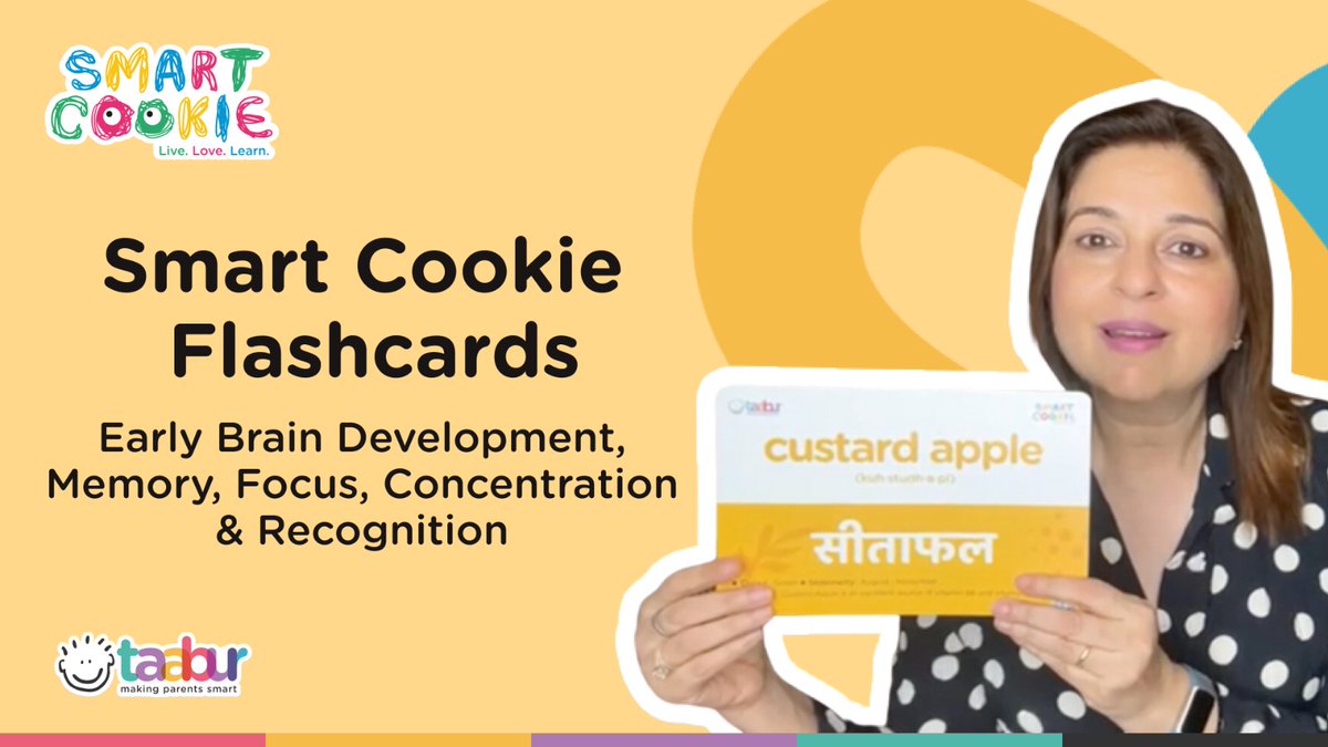 Introducing Smart Cookie Flashcards for Kids! 🩷
We are thrilled to introduce you to our innovative educational tool designed to foster holistic development in children. 

View Video Here:
youtu.be/xS1a904ZQps

#taabur #smartcookieflashcards #makingparentssmart
