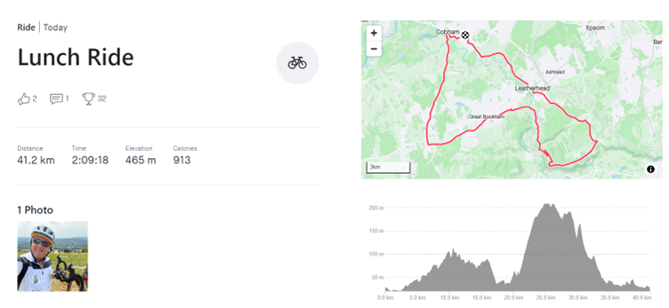 FruitLivery's tweet photo. The Master's training ride this weekend can be seen via Strava below... he's promised to NOT post pictures of him in lycra if he raises enough money, so please donate!! https://t.co/iVhcVPHQDi https://t.co/osDdQVfeRZ