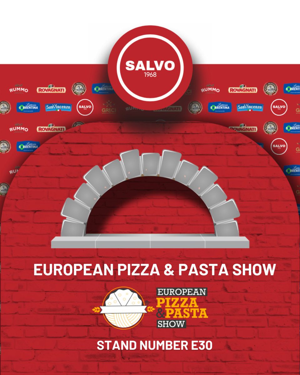 We are delighted to welcome @SALVO1968LTD as an exhibitor at the European Pizza &amp; Pasta Show, 21 - 22 June 2023, at Olympia London 🍕
Be in with the chance to win THREE trips to Italy, a Gozney Roccbox and many more incredible prizes.
Visit stand E30 on the day to find out more.