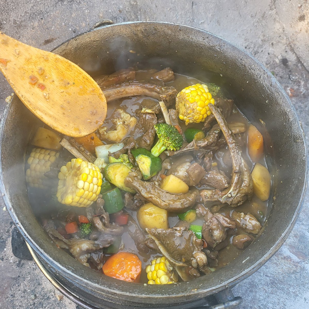 Babirwa dish at the Potjie Pot Competition in Centurion on Father's Day, we came position 2. first-time entrant.
