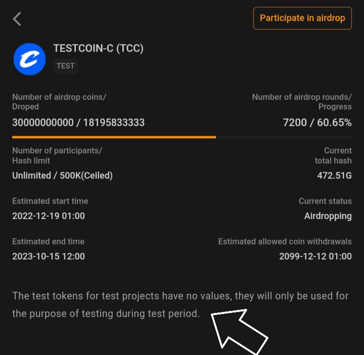 Participating on TCA, TCB & TCC helped in two ways:

1. The Devs to understand, detect and fix any glitch before introducing further real Airdrops.

2. You (as participant) learned how to 'Participate' or 'Exit' & factors that'll help you accumulate more of the Airdrop per hour.