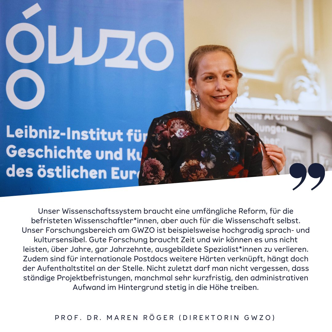 @BMBF_Bund Auch unsere Direktorin Maren Röger #GWZO hat unterzeichnet. #WissZeitVG