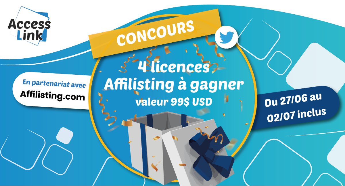 🎁 Dénichez les meilleurs programmes d’affiliation pour votre business parmi + 15 000  suggestions

⭐ Trouvez facilement des niches pertinentes pour votre activité parmi + 650 propositions

🍀  RT et follow <a href="/affilisting/">Affilisting - Find the best affiliate programs</a> + <a href="/accesslink/">accesslink</a> pour participer

4 gagnants - TAS lundi