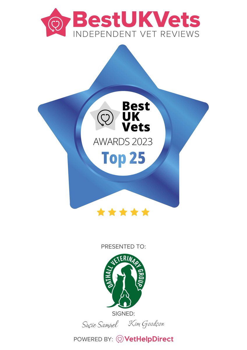 We are thrilled to receive the official certificates in our inbox today 🥳

#haywardsheath #burgesshill #lindfield #cuckfield #ardingly #sussex #midsussex #westsussex #vetsinhaywardsheath #vetsinwestsussex #bestukvets