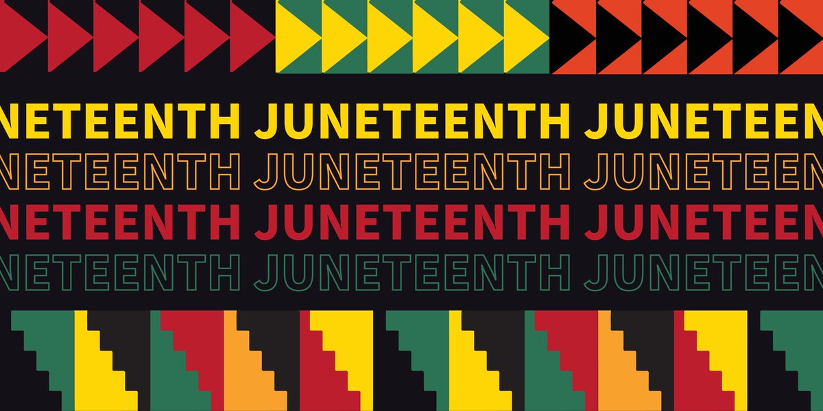 HAPPY JUNETEENTH BLACK SISTERS AND BROTHERS!! BE GREAT TODAY AND EVERYDAY!!✊🏾🫶🏾❤️🖤💚 #Juneteenth2023 #BlackHistory #blacklove #BlackTwitter #blackunity #NeverForget