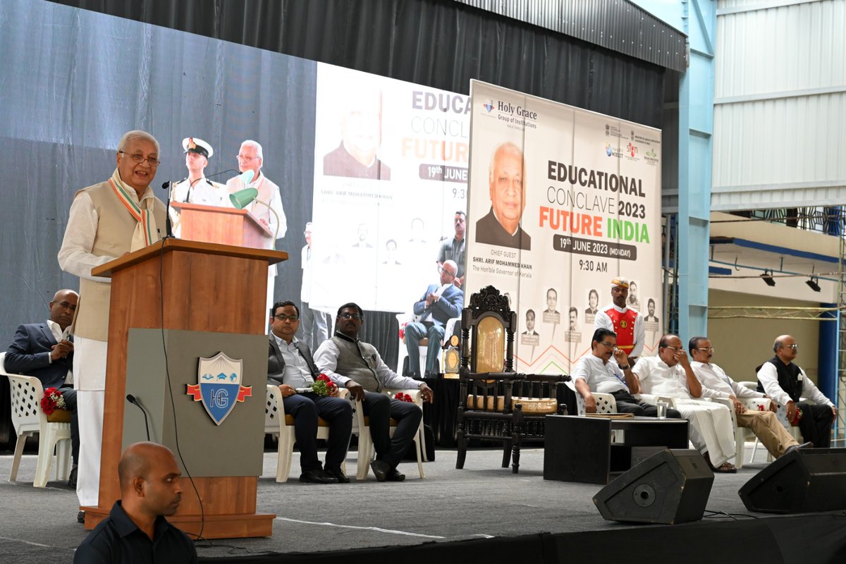 Hon'ble Governor Shri Arif Mohammed Khan inaugurated  the Mega Conclave organized by Society for Integrated Growth of the Nation [SIGN], at Mala, Thrissur :PRO, KeralaRajBhavan