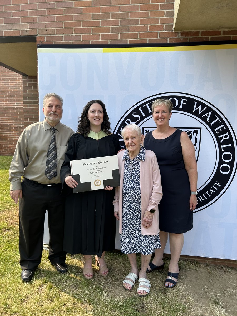Ann Beauchamp (@annbeauchamp) on Twitter photo Another proud parent moment as our daughter graduated with her Doctor of Optometry! Thanks to the staff <a href="/StPaulOCSB/">St. Paul High School</a> for fostering the love of math and science that put her on this pathway! Gran, at 93, joined us too to celebrate! Another proud parent moment as our daughter graduated with her Doctor of Optometry! Thanks to the staff <a href="/StPaulOCSB/">St. Paul High School</a> for fostering the love of math and science that put her on this pathway! Gran, at 93, joined us too to celebrate!