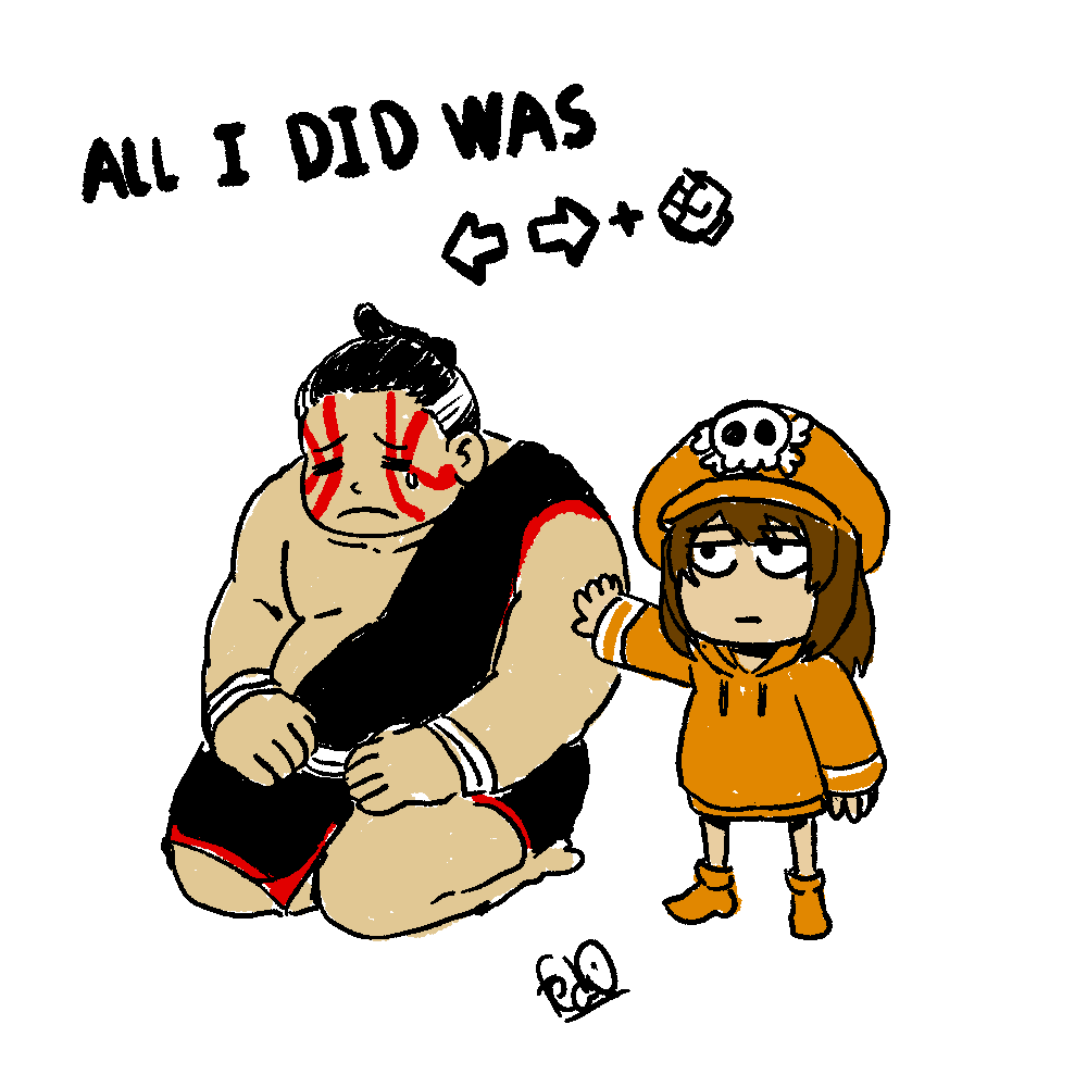 fedolaykwarr's tweet photo. Why?? 🥲 #StreetFighter6 #SF6 #ehonda #GuiltyGearStrive https://t.co/eAkzclpfWz
