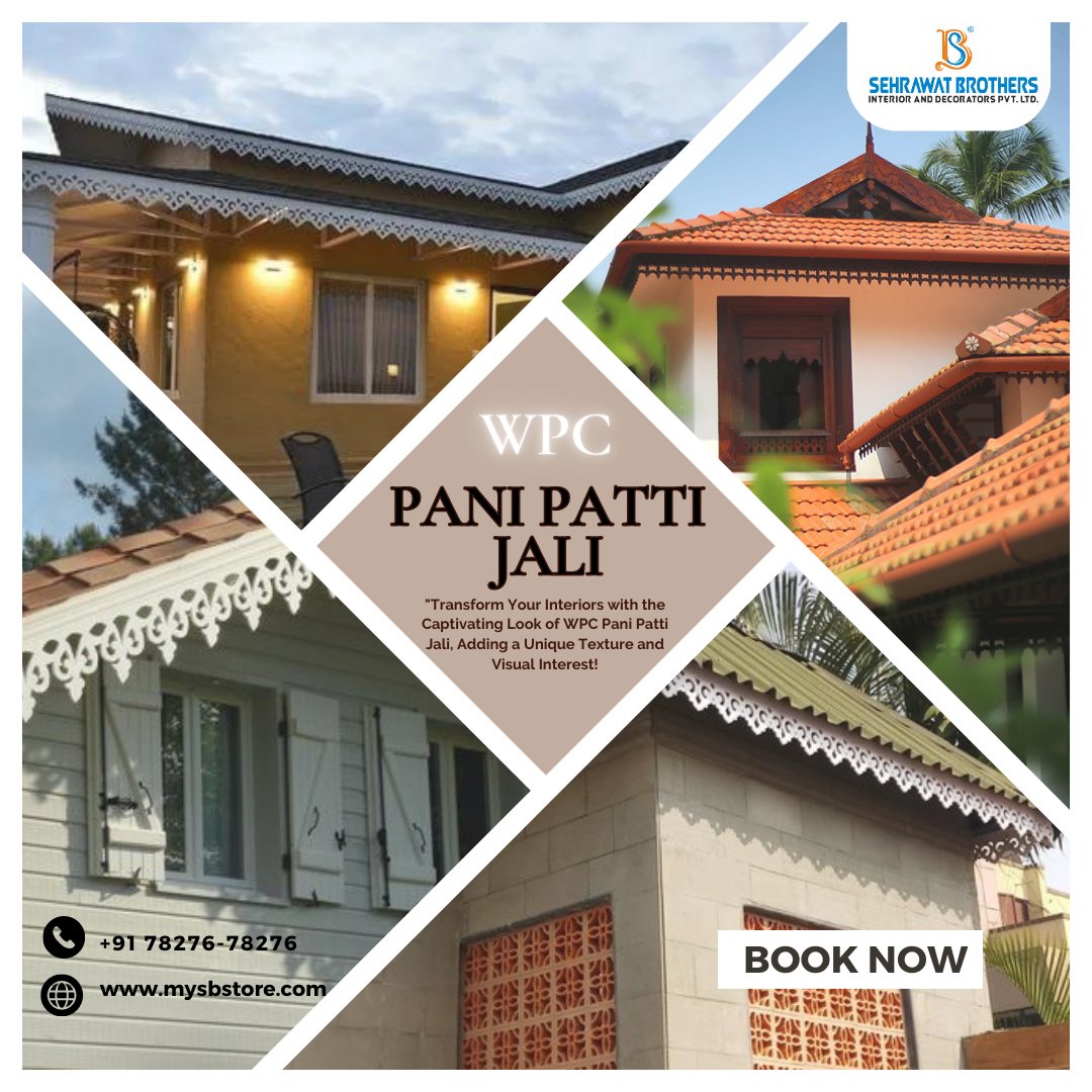 'Transform Your Interiors with the Captivating Look of WPC Pani Patti Jali, Adding a Unique Texture and Visual Interest! 🌟🖼️ #CaptivatingDesign #TexturedExpression #InteriorAesthetics'