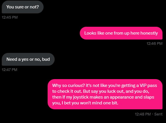 Think they chocked on it and left me a bad review on yelp =/ https://t.co/8l0DNt3kOn<a href="/tag/deadbydaylgiht"class="tags"><span>#deadbydaylgiht</span></a>