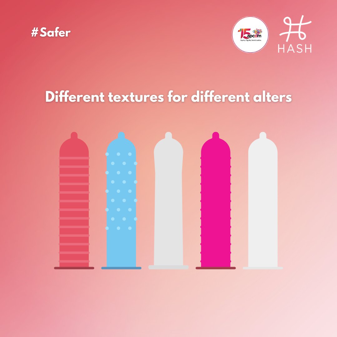 HASH_Support's tweet photo. Different textures for different alters ;)

Message us now for a free supply of condoms!

#Safer

In partnership with @apcom https://t.co/Byx1XAc3bp
