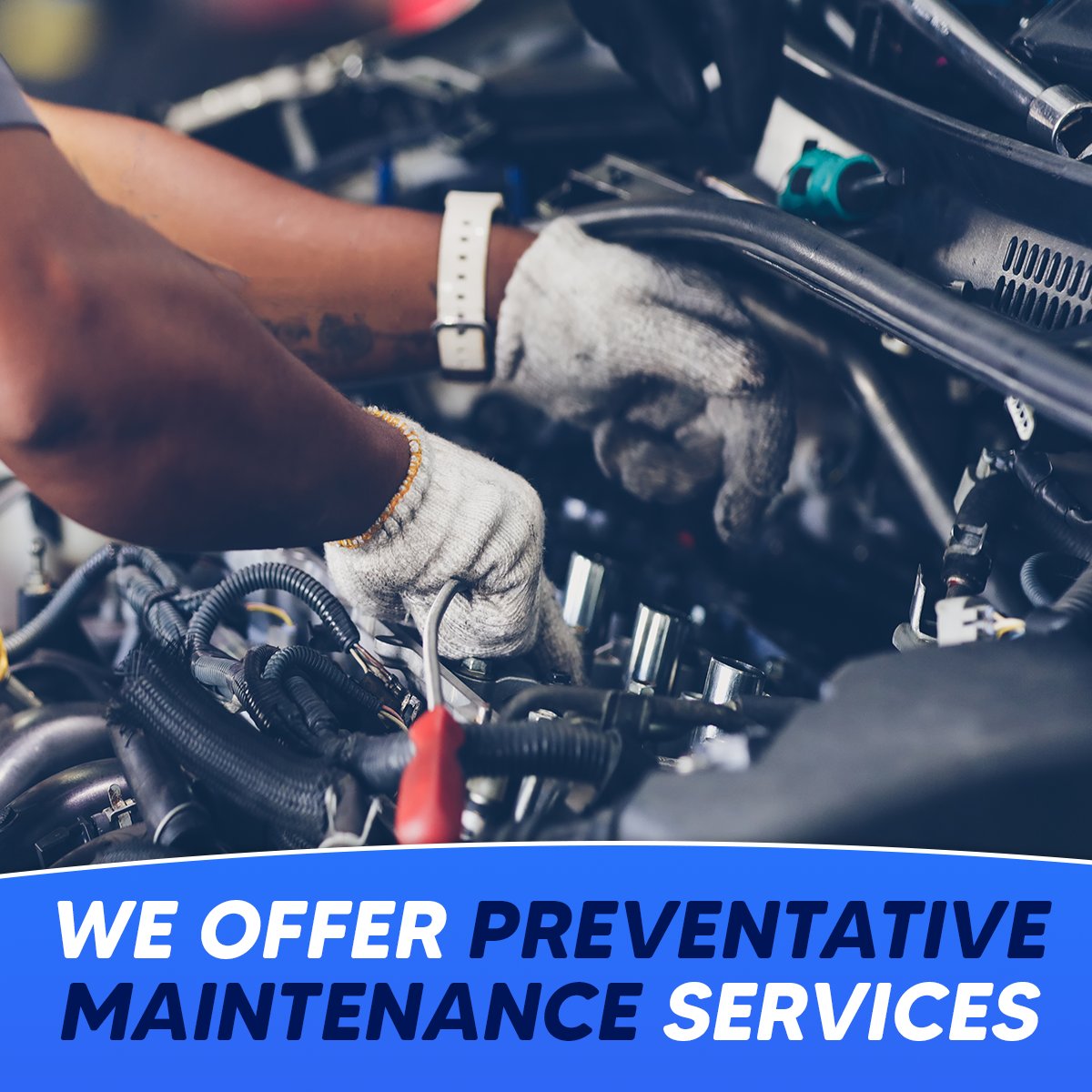 Keeping up with your preventative maintenance is important to keep your vehicle on the road.