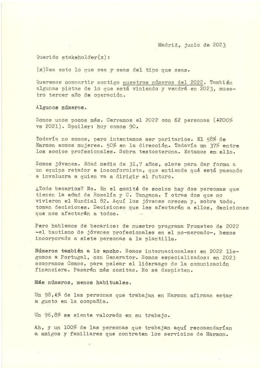 SomosHarmon's tweet photo. Queremos compartir nuestros números de 2022.
Los que nos importan.
✍️ https://t.co/0SDJHlbtNW https://t.co/yyf9Ceg2mx