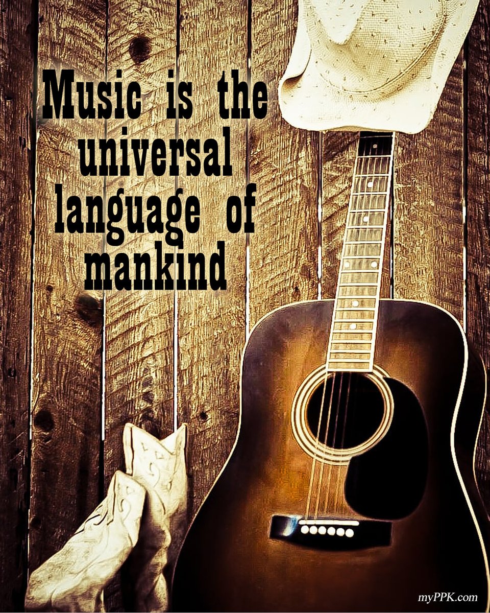 “Music is the universal language of mankind.” 
- Henry Wadsworth Longfellow

#quote #musicislife #musicquote #myPPK