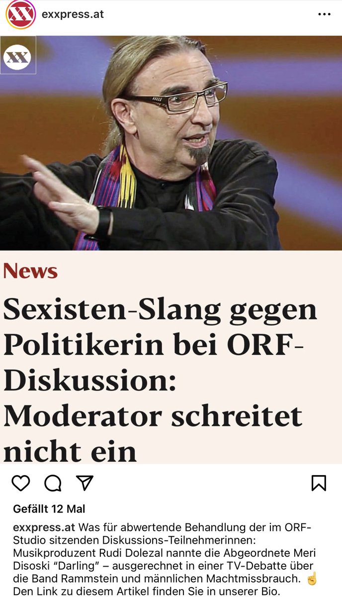 Wenn ORF-Hass sogar Misogynie schlägt: dann fällt selbst Exxpress auf wie daneben der Typ war. 🤯
