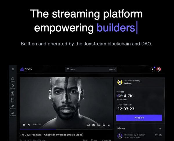 YouTube will be disrupted by @JoystreamDAO, which is getting listed on Tomorrow ( Tuesday 20th ) 

🏎 New L1 appchain
📈 Growing fast 
🧑‍💻 On-chain social graph
📹 Video NFTs
🪙 Creators Tokens
🧛‍♂️ Vampire-attack growth
💰 Solid token model
🧙 Venture backers
📃 2xaudit
🧑‍🤝‍🧑 Solid…