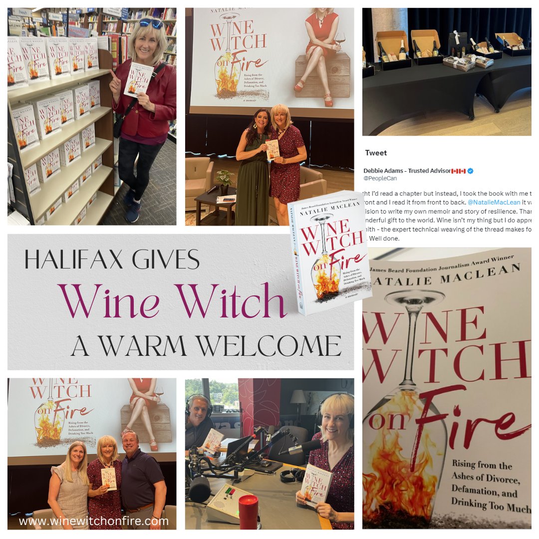 NatalieMacLean's tweet image. Halifax Gives "Wine Witch on Fire" a Warm Welcome 🥰

Pics 👇🏻

nataliemaclean.com/blog/halifax-g…

📚 On June 12th, 125 people gathered for an amazing launch event for #WineWitchonFire in the beautiful Paul O’Regan Hall

@dundurnpress @BookmarkHalifax #nataliemaclean #memoir @mennariley