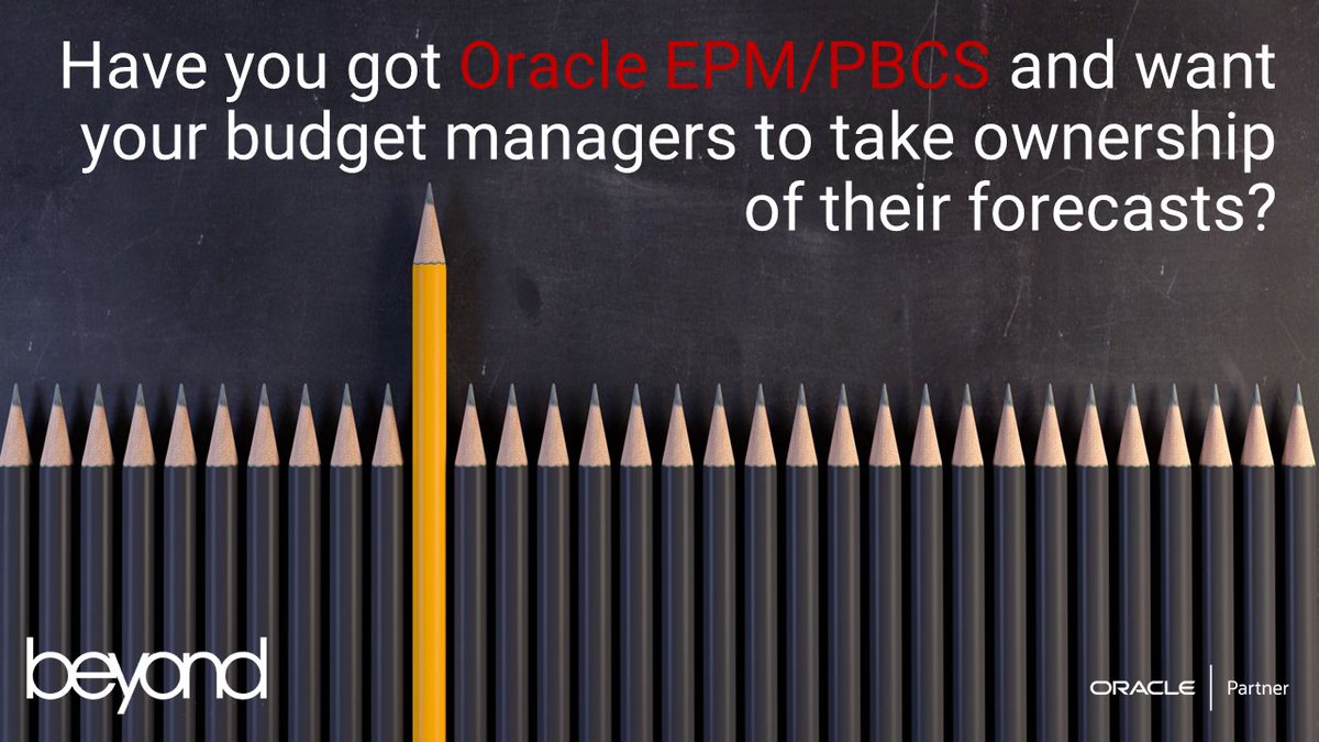 Have you got Oracle EPM/PBCS Forecasting?
Empower budget holders to become self sufficient with our Forecast Manager oal.lu/pDx7F
#oracle #epm #cloud #pbcs #forecasting #financeleaders #forecastmanager #emeapartners
