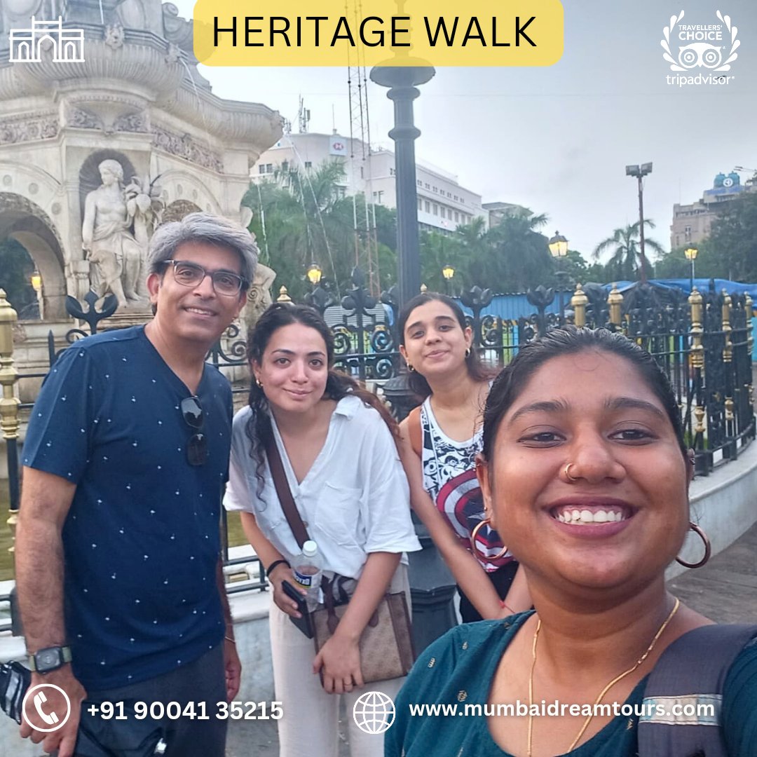 🚶‍♀️ Embark on a captivating Heritage Walk through the streets of Mumbai! 🌆✨
#MumbaiHeritageWalk #UncoverThePast #ArchitecturalMarvels #CulturalTreasures #CityofDreams #UnforgettableExperiences
#SouthMumbai
#Things2doinMumbai
#WalkingTour
#MumbaiTour
#MumbaiGuidedTour
#Mumbai