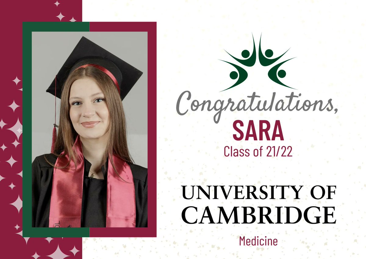 We are absolutely thrilled to share the incredible success story of our talented alumna, Sara, who graduated with us in the academic year 21/22! 🌟
 
#Alumni #Classof2122 #Inspiringschoolstories #Success