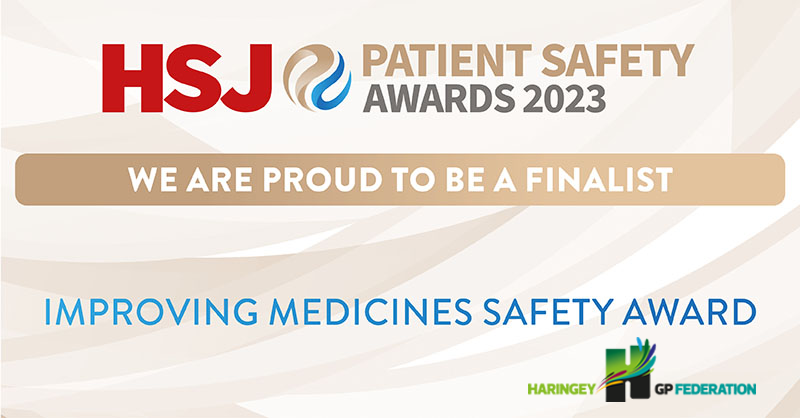 We are delighted to share the news that our Clinical Pharmacy team has been shortlisted for the Improving Medicines Safety award at this year’s HSJ Patient Safety Awards.