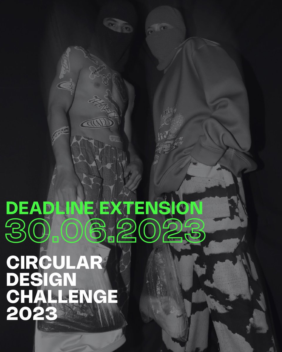 Deadline for RIElan™m Presents
Circular Design Challenge in partnership with the UN in India 2023 has been extended to 30th June 2023.

Apply now.

@RElanOfficial @UNinIndia @LakmeFashionWk @ILoveLakme @R1SEWorldwide 

#LFWXFDCI #CircularDesignChallenge
#MakeFashionGood