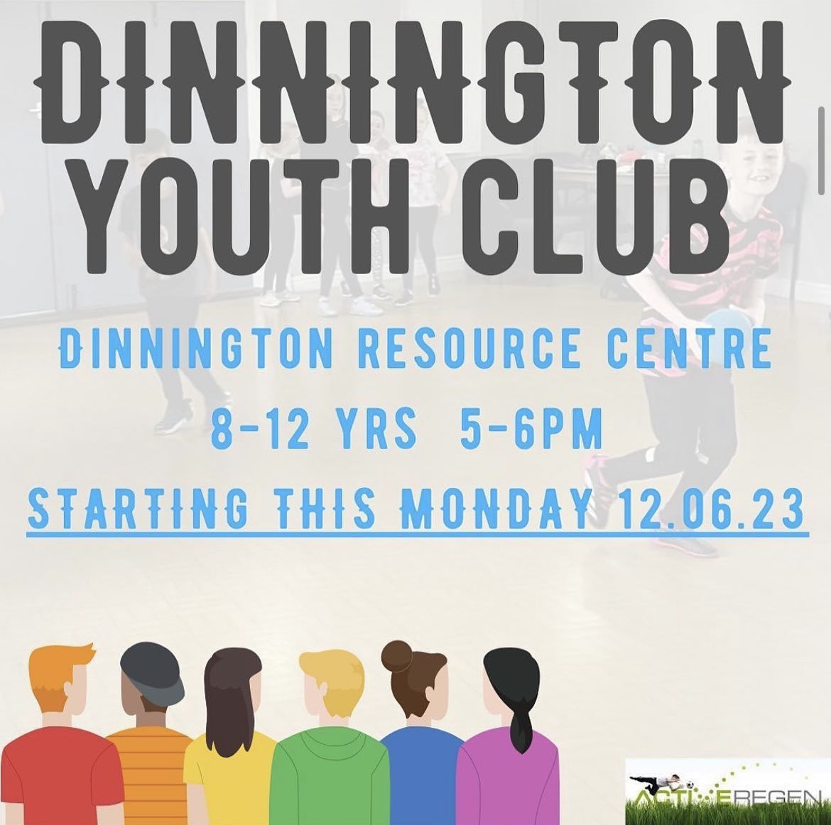 TONIGHT (Monday)🙌

DINNINGTON YOUTH CLUB🙌

📍Dinnington Resource Centre 
⏰ 5-6pm 
🙌🏽 ages 8-12yrs 

#youthclubs #dinningtonyouthclub #activities #activitiesforkids #mondayyouthclub #dinningtontown