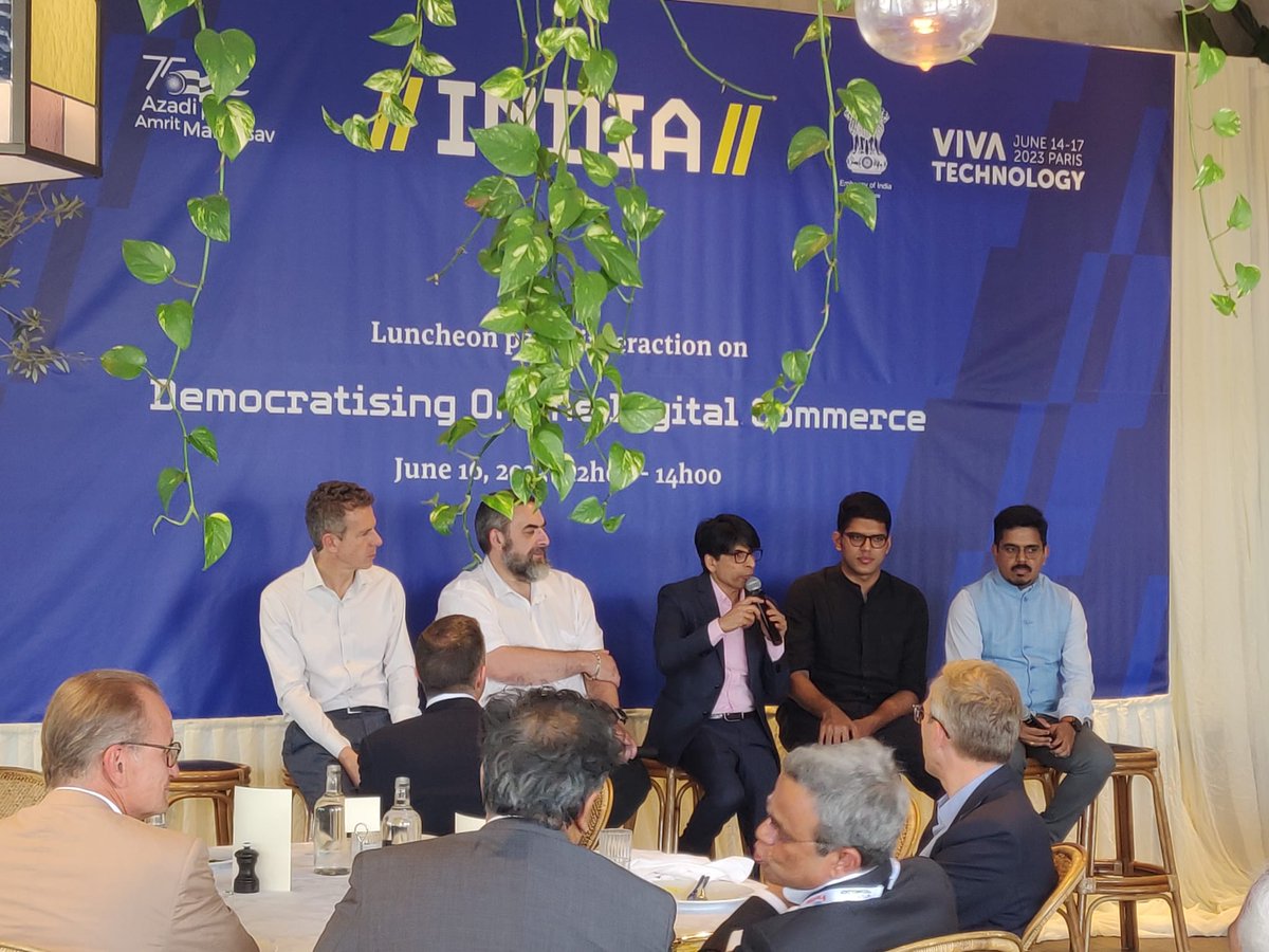 We've listened to <a href="/babgi/">Gilles Babinet</a> and we want to continue the discussion with him to implement Beckn protocol in France to replicate the Indian #democratization of the #internet in Europe. 🚀 #europe #Vivatech2023