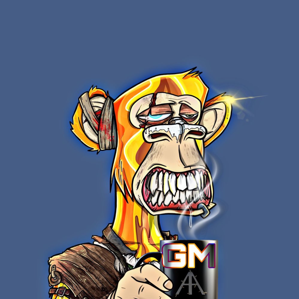 Gm to my #AAPES and the rest of web 3 <a href="/apocalypticapes/">Apocalyptic Apes | 🦍</a> <a href="/AAPEQueens/">Apocalyptic Queen Apes 👑🦍</a> <a href="/Fityeth/">fity.eth</a>