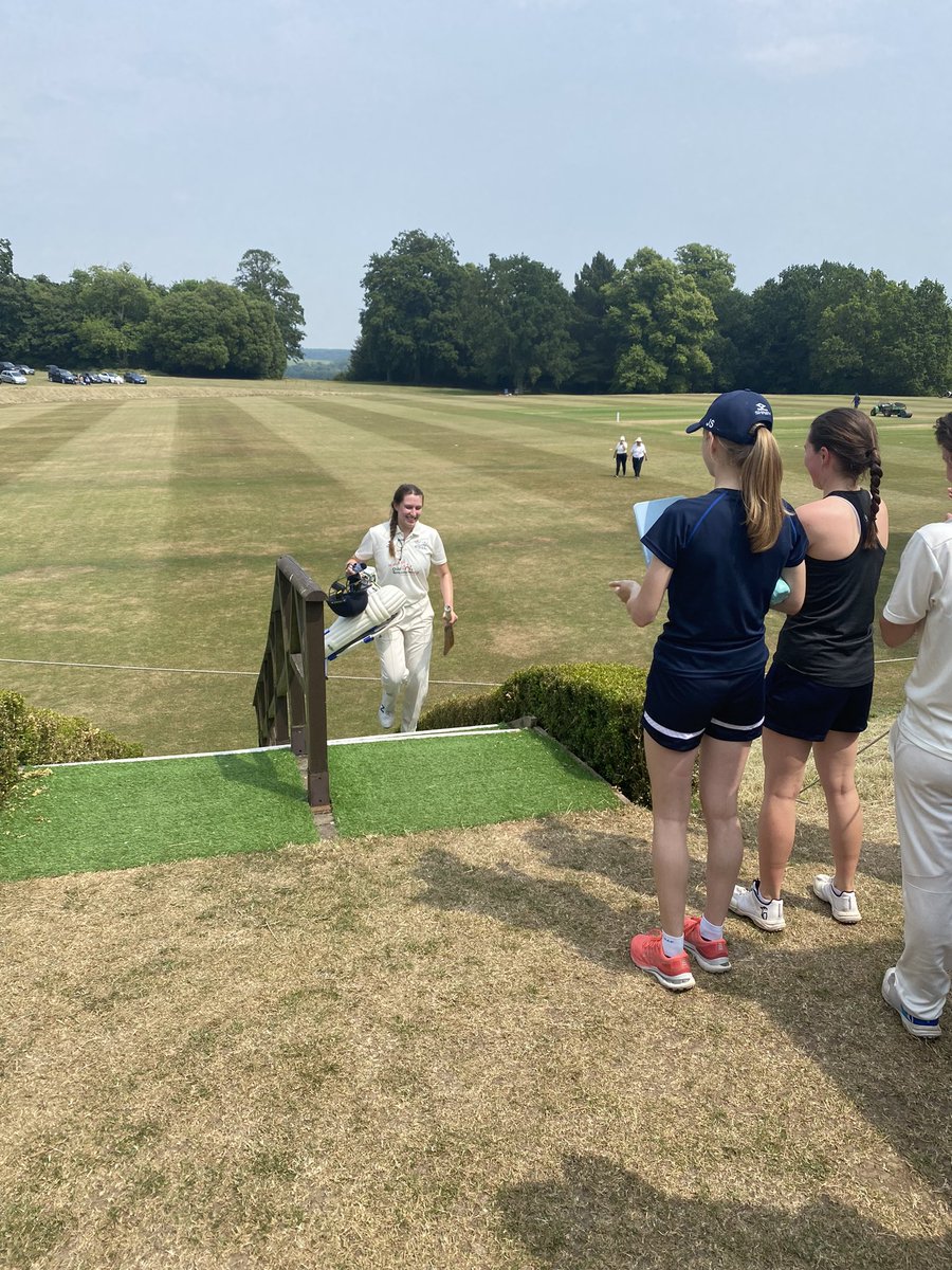 Oxford 254-9 off 50. Victoria Bagge 78 not out. Great knock.