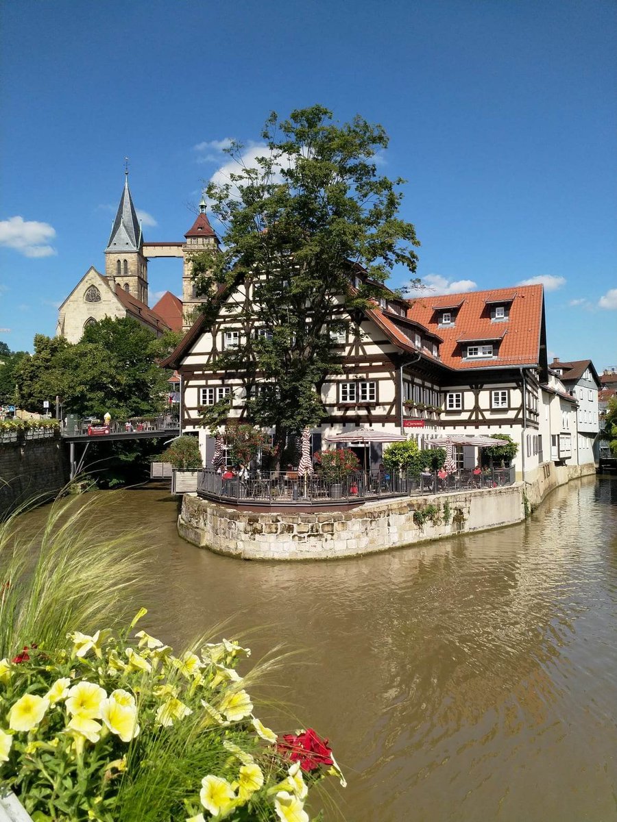 Off to my husband's Abitreffen(class reunion) in beautiful Esslingen.

Bonus: I also attended his school for 6 months in 1986 while I was an exchange student, so I enjoy returning to the school. 🙂