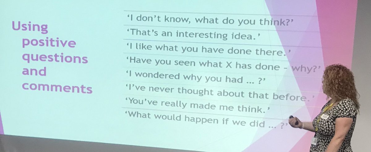 “What did you fail well at this week?” So many superb ideas and such common sense from @SwailesRuth for enabling environments 🥰
#ReclaimingPedagogy #TeamEC
