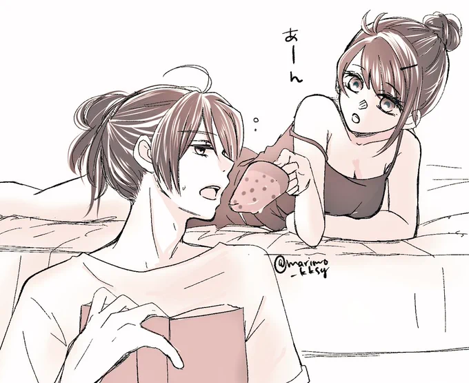 今日は暑かったねっていう草鈴ちゃんラクガキ
明日も暑いって!!
ソファベッドなら飲食していい……(解釈との戦い) 