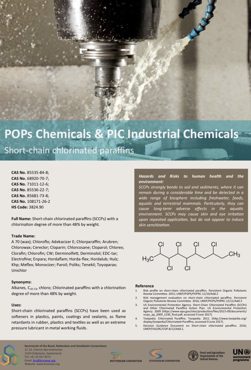 keiohnowoodall's tweet photo. #SCCPs are listed under #StockholmConvention for elimination. All specific exemptions will expire in Dec 2023 for most Parties 🚫
#MCCPs are under review, #POPRC has concluded that the chemicals warrant global action❗️🌍
🔗https://t.co/GkBIplKgKe
Thanks Jindrich for sharing🙏 https://t.co/cG1CmBze3u