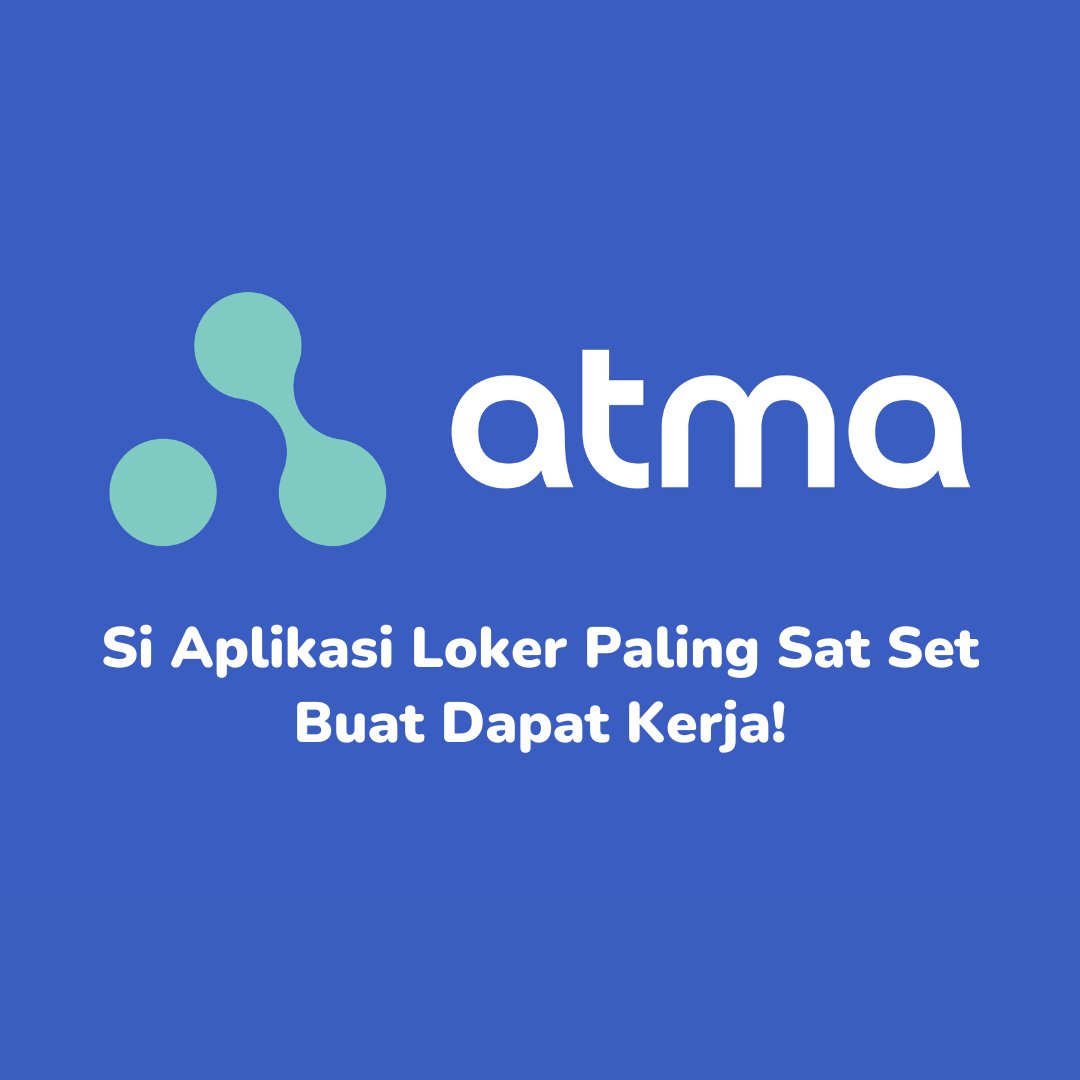 ✨ OPEN FOLLBACK ✨

— RT TWEET INI
— FOLLOW <a href="/atmaindonesia/">Atma | Aplikasi Loker Tercepat ⚡️</a>
— PAHAMI CARA KIRIM MENFESS (Cek likes akun kami)