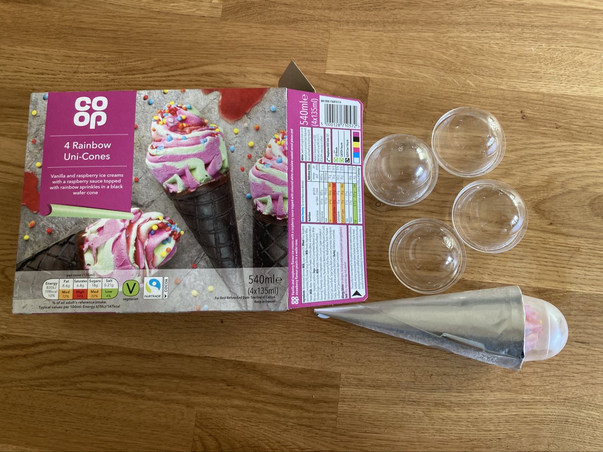 notrecycled's tweet photo. Why @coopuk do these own brand ice cream have unnecessary plastic cups on every cone? Will
NOT be buying these again. #pointlessplastic #plasticpollution #singleuseplastic https://t.co/Dds0ZJYsr5