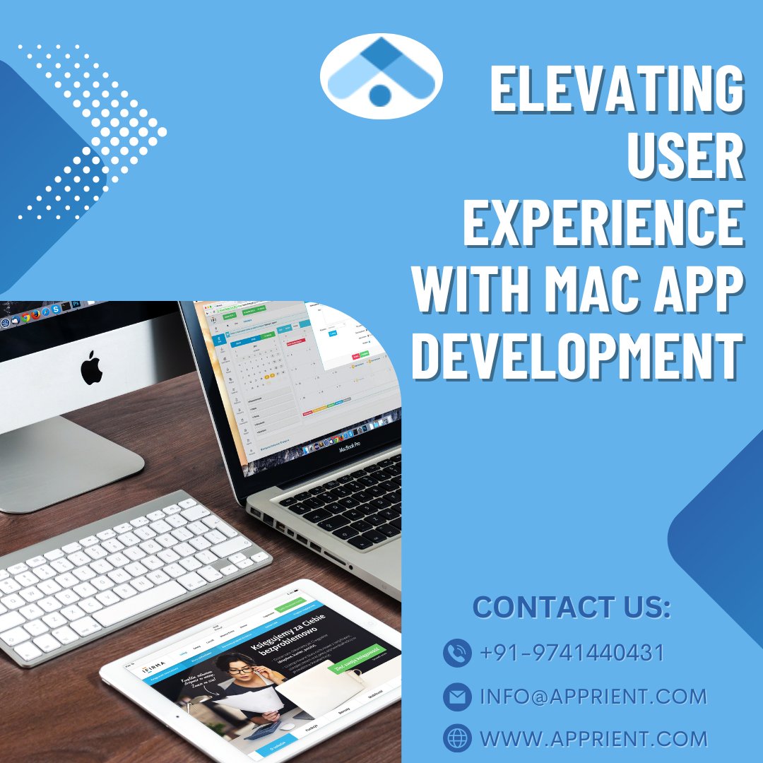 apprient's tweet photo. Discover the world of Mac app development and witness the power of creating immersive experiences for macOS users. From productivity tools to creative applications, this journey will unveil the art of crafting innovative and user-centric Mac apps. https://t.co/XMO4GX7SD2