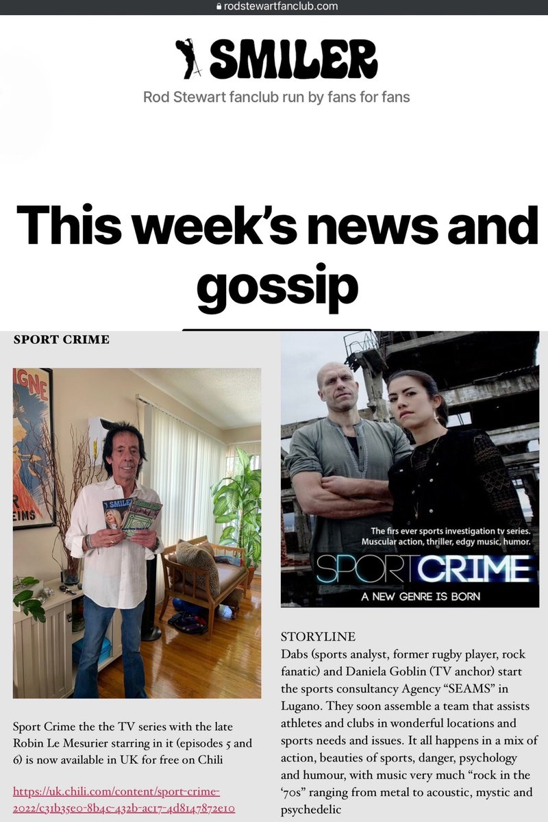 rodstewartfanclub.com/news/this-week…

#sportcrime #chilicinema #chilicinemauk #TVseries #dramaseries #release #robinlemesurier #realsports #realrockstars #rodstewartfans #rodstewartfanclub #rodstewartfanclubsmiler <a href="/jamesmhibbs/">James Hibbs</a> <a href="/RodStewartFC/">Rod Stewart Fan Club</a>