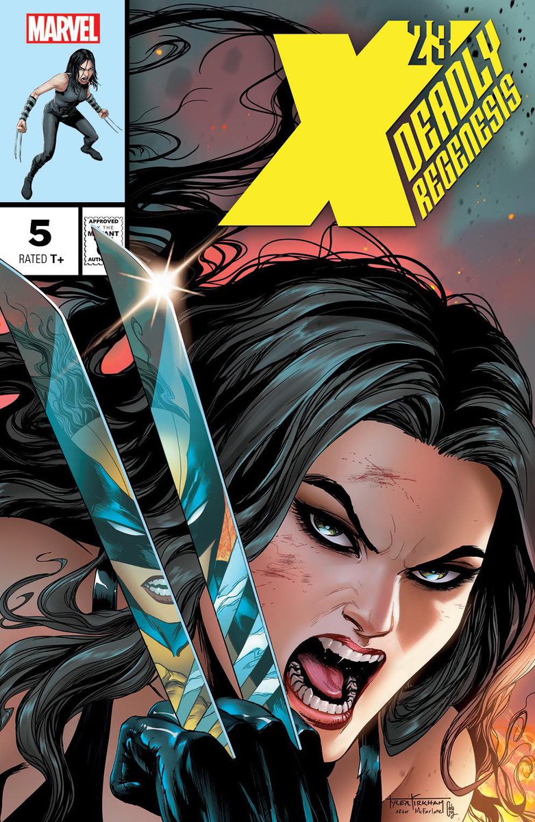 X-23: DEADLY REGENESIS #5
ART BY TYLER KIRKHAM

#SNIKT #WOLVERINE #Art @Marvel