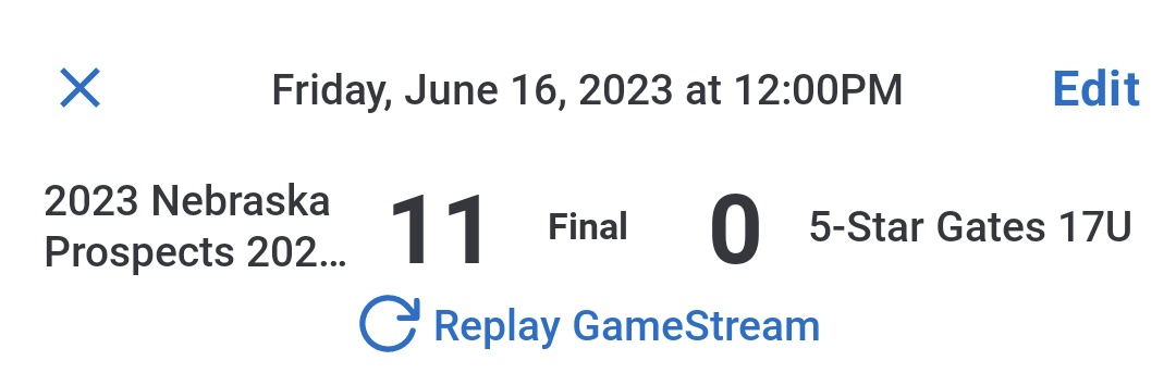 Nebraska Prospects Baseball Club (@prospects_ne) on Twitter photo 24 Midwest beats 5Star AR 11-0 in Fayetteville, AR.
<a href="/JakeSmo5/">Jake Smolinski</a> 2-3 2RBI 2B HR
<a href="/HudsonWaldow/">Hudson Waldow</a> 1-2 2RBI 2B
<a href="/ctd_isaiah/">Isaiah OโBrien</a> 1-2 2RBI HR
<a href="/ElijahRussell05/">Elijah Russell</a> 1-2
<a href="/ShawnMichaelR20/">Shawn Michael Robinson</a> 2-3 RBI 2B
<a href="/_Dominic_Thomas/">Dominic Thomas</a> 1-2 RBI 2B
<a href="/BellJarrett12/">Jarrett Bell</a> 1-2
<a href="/Hoffman4_cj/">CJ Hoffman</a> 3.2IP 5Ks 2H
<a href="/CalvinP22/">Calvin Peterson</a> 1.2IP 2Ks 24 Midwest beats 5Star AR 11-0 in Fayetteville, AR.
<a href="/JakeSmo5/">Jake Smolinski</a> 2-3 2RBI 2B HR
<a href="/HudsonWaldow/">Hudson Waldow</a> 1-2 2RBI 2B
<a href="/ctd_isaiah/">Isaiah OโBrien</a> 1-2 2RBI HR
<a href="/ElijahRussell05/">Elijah Russell</a> 1-2
<a href="/ShawnMichaelR20/">Shawn Michael Robinson</a> 2-3 RBI 2B
<a href="/_Dominic_Thomas/">Dominic Thomas</a> 1-2 RBI 2B
<a href="/BellJarrett12/">Jarrett Bell</a> 1-2
<a href="/Hoffman4_cj/">CJ Hoffman</a> 3.2IP 5Ks 2H
<a href="/CalvinP22/">Calvin Peterson</a> 1.2IP 2Ks