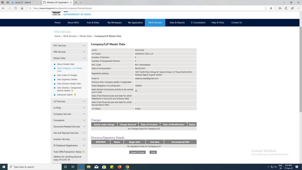 cs_bhargav's tweet image. Struggling to form LLP for the last 40 Days...still couldn&apos;t get the Signatory details. client can&apos;t open even bank account...? what a meaning of Open a LLP.. @nsitharaman @nsitharamanoffc @LTIMindtreeOFCL @MCA21India @icsi_cs @timesofindia