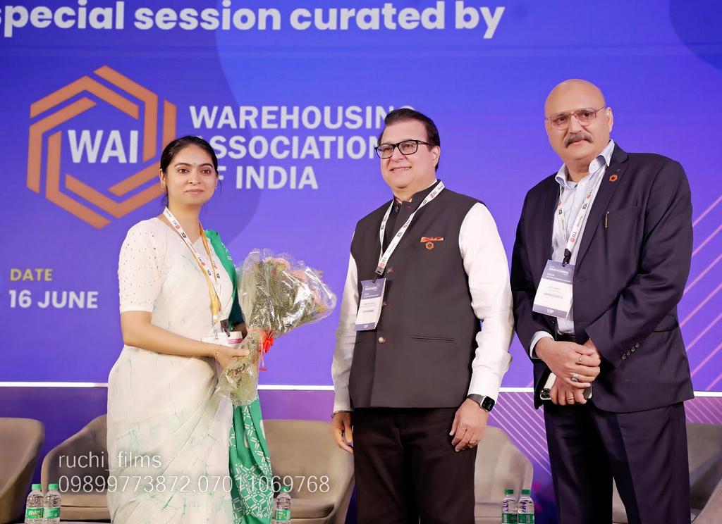 #teamWAI welcomed <a href="/JivishaJoshi/">Jivisha Joshi</a> Deputy Secretary <a href="/DPIITGoI/">DPIIT India</a> in Special Seminar at #IWS2023 for brainstorming on Scenarios, Trends &amp; Roadmap ahead for Warehousing &amp; Logistics industry in acheiving Targets of National Logistics Policy launced by <a href="/narendramodi/">Narendra Modi</a> <a href="/PiyushGoyal/">Piyush Goyal</a> <a href="/mouryans/">surendra ahirwar</a>