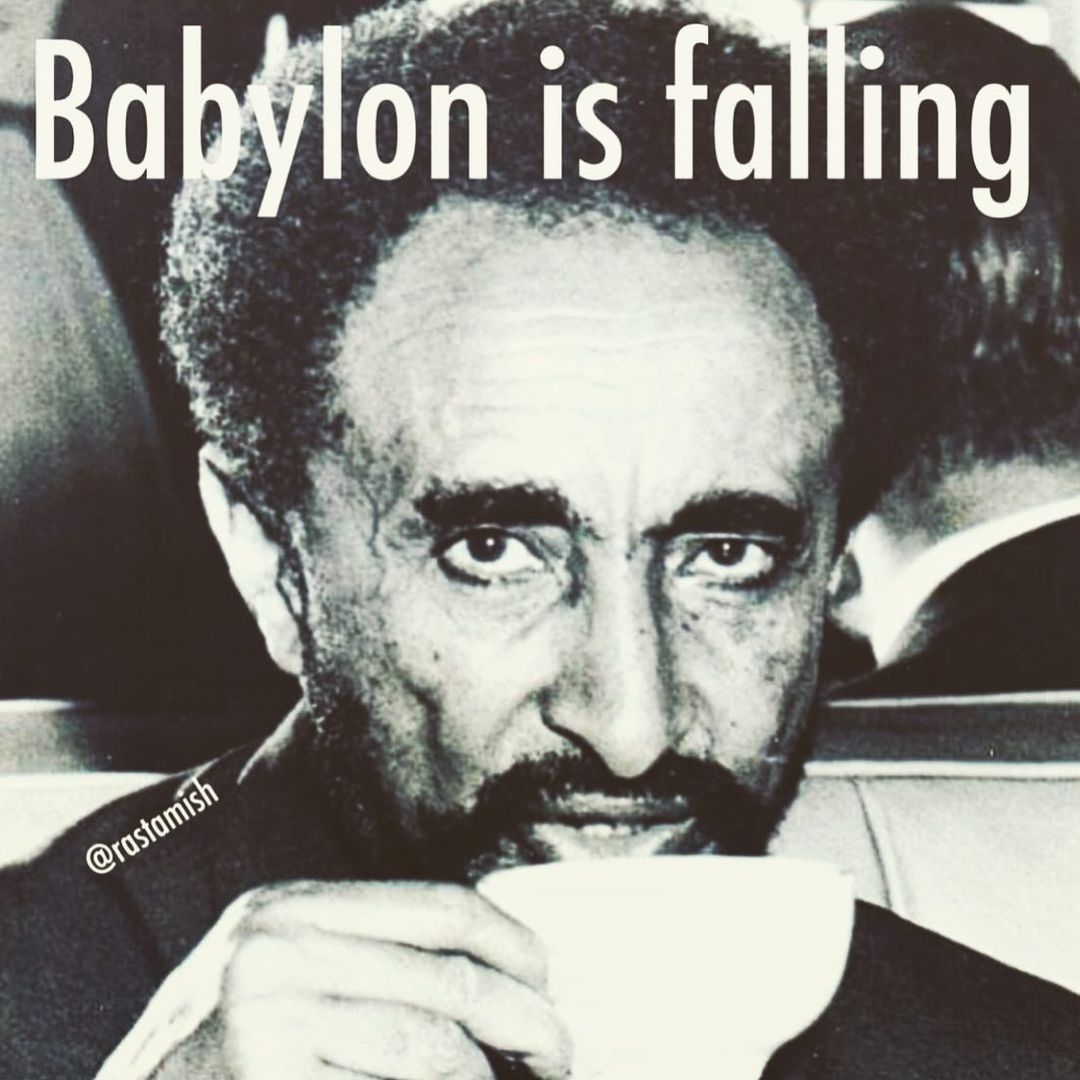 Babylon is falling blessed sabbath
.
.
.#haileselassie #rastafari #ethiopia #rasta #africa #jamaica #onelove #reggae #jah #gfvip #bobmarley #reggaemusic #marcusgarvey #love #lionofjudah #jahrastafari #rastaman #haileselassiei #music #panafricanism #africaunite #africanroyalty