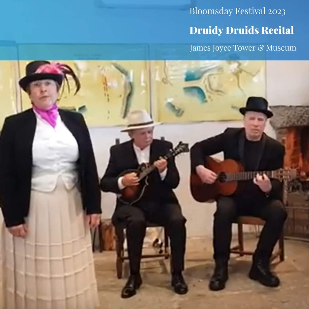Bloomsday Festival (@bloomsdayfest) on Twitter photo Today!
The Druidy Druids are back to entertain us for the Bloomsday Festival. Join us for a recital of Joycean songs including âBid Adieuâ.
Saturday, 17 June, 05:00 PM
<a href="/jamesjoycetower/">James Joyce Tower</a>
#bloomsdayfestival Today!
The Druidy Druids are back to entertain us for the Bloomsday Festival. Join us for a recital of Joycean songs including âBid Adieuâ.
Saturday, 17 June, 05:00 PM
<a href="/jamesjoycetower/">James Joyce Tower</a>
#bloomsdayfestival
