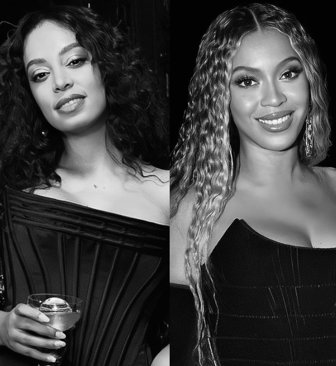 Beyoncé and Solange are aging like a fine wine. this is crazy